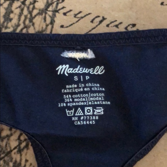 Madewell Jersey Thong - Picture 3 of 3